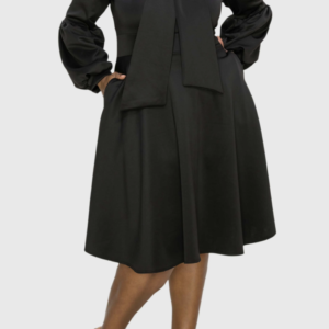 Bekah Long Sleeve Fit & Flare Dress L I V D